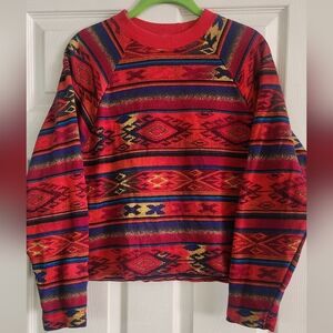United Colors Of Benetton Aztec Geometric Sweater